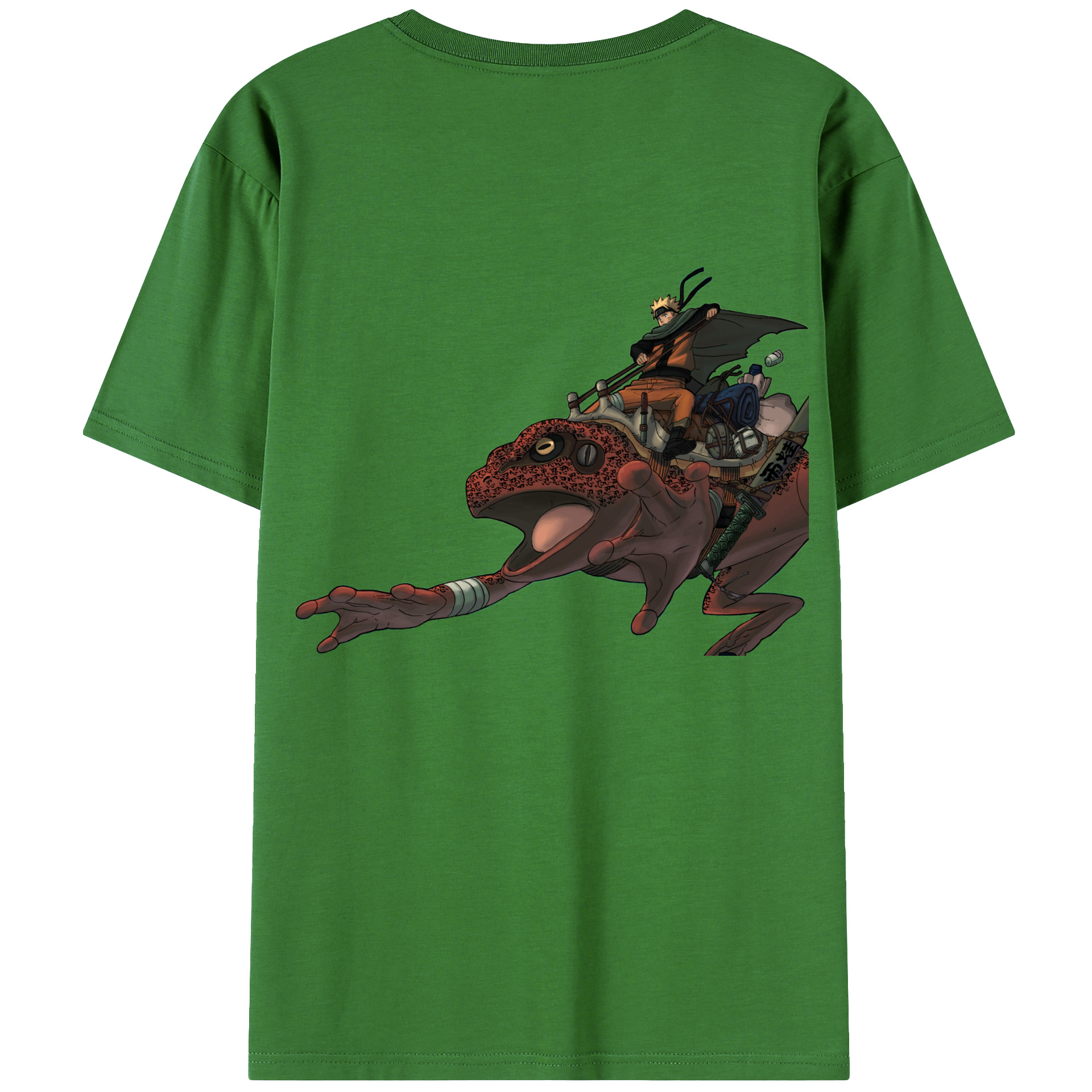 （画像用） NARUTO -ナルト- うずまき ナルト Uzumaki Naruto レディース半袖Tシャツ(バックプリント)
